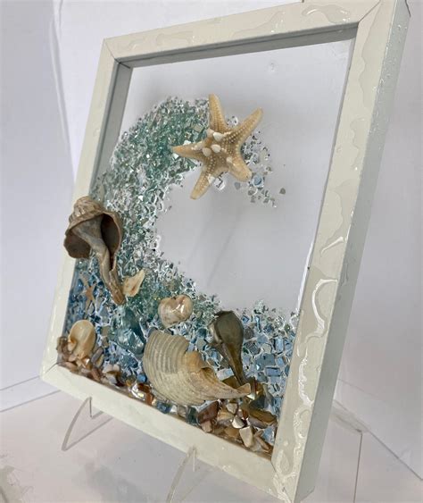 etsy beach glass art